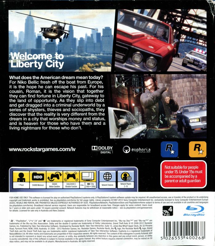 Grand Theft Auto IV (PS3)