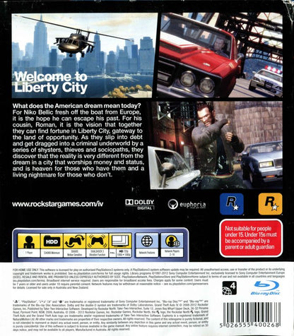 Grand Theft Auto IV (PS3)