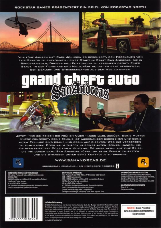 Grand Theft Auto: San Andreas (PS2)
