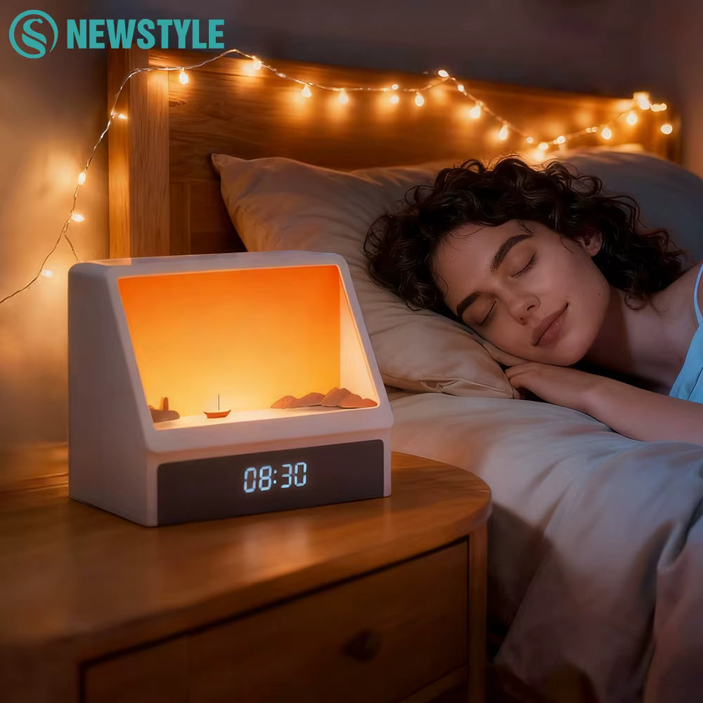 Sonnenaufgang Wecker mit Bluetooth – Wach werden wie nie zuvor